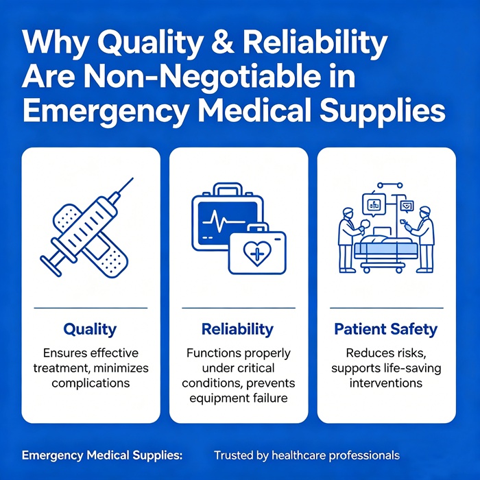 Perché qualità e affidabilità sono imprescindibili nelle forniture mediche di emergenza